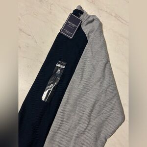 Architect Super Soft Thermal Top in Navy and Gray